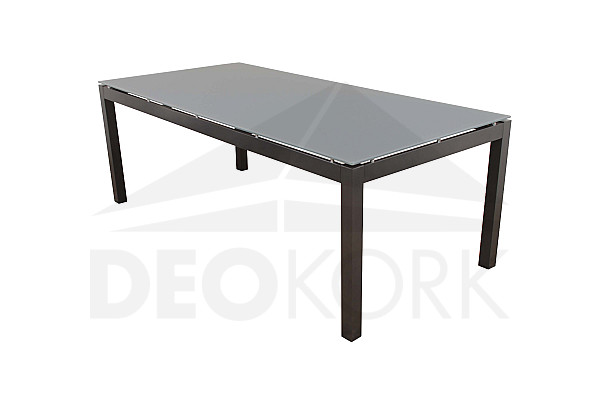 Gartentisch aus Aluminium SALERNO 150x90 cm