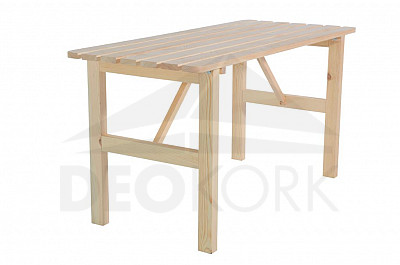 Gartentisch aus Kiefernholz (Holzdicke 22 mm)