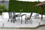 Gartenstuhl aus Aluminium positionbar ANGELA