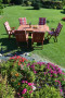 Gartenstuhl aus Meranti LYON verstellbar