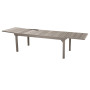 Gartentisch aus Aluminium FLORENCIE 200/320 cm (graubraun)