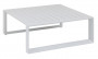 Gartentisch aus Aluminium 97x97 cm MADRID (weiß)